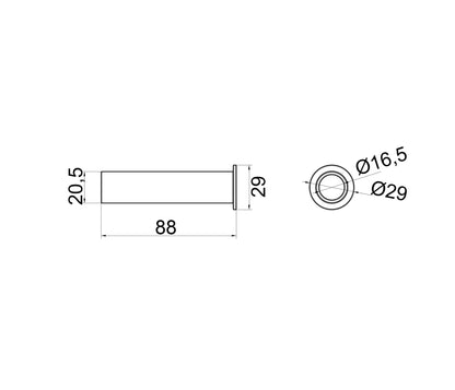 Adapter sockets set of 4